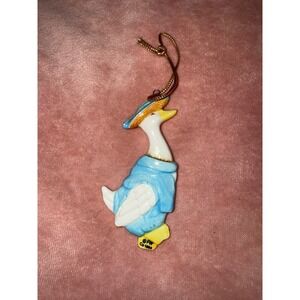 1984 Schmid Beatrix Potter‎ Drake Puddle-Duck Hanging Ornament